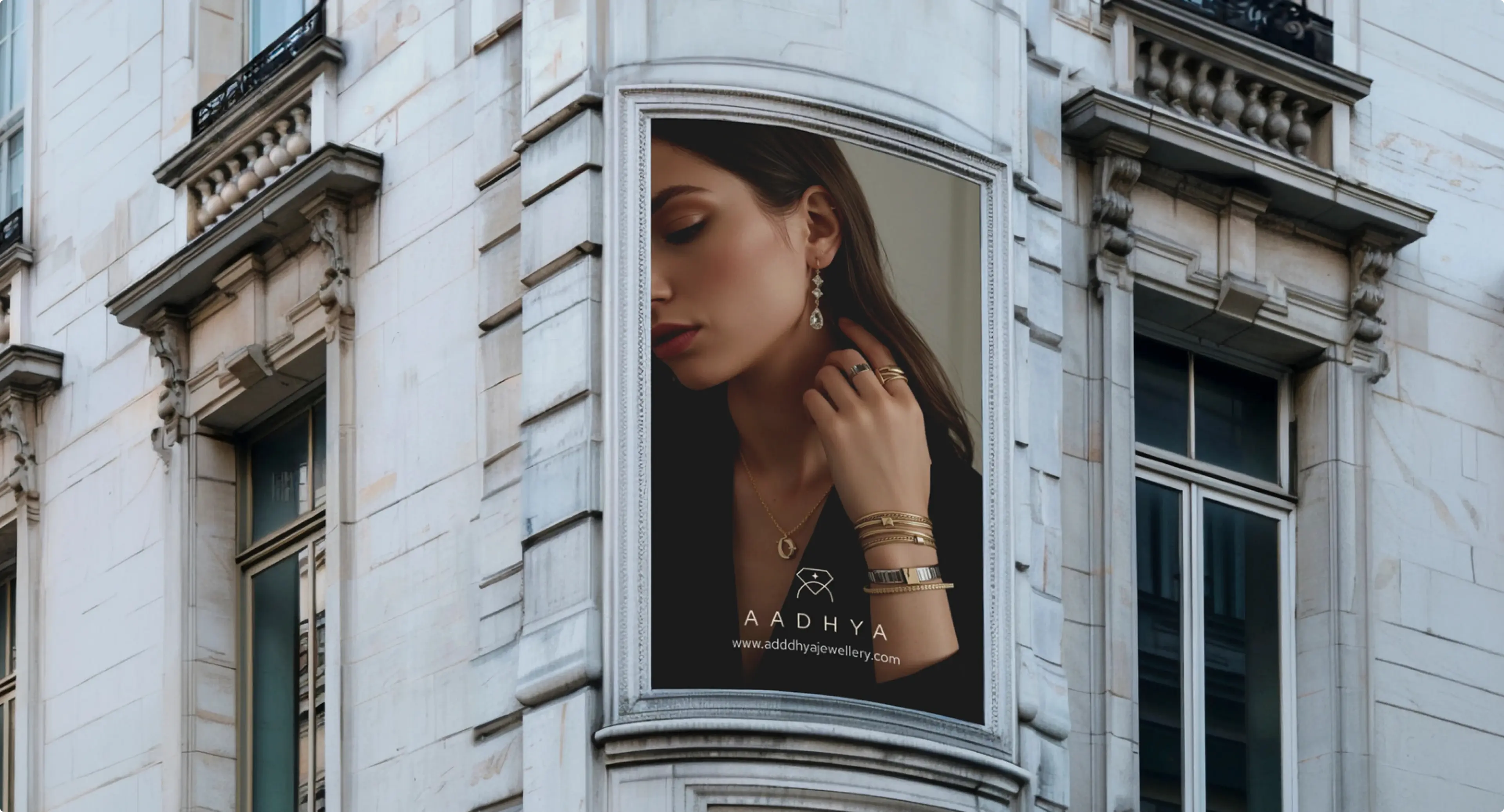 Aadhya Retail Storefront Window Display