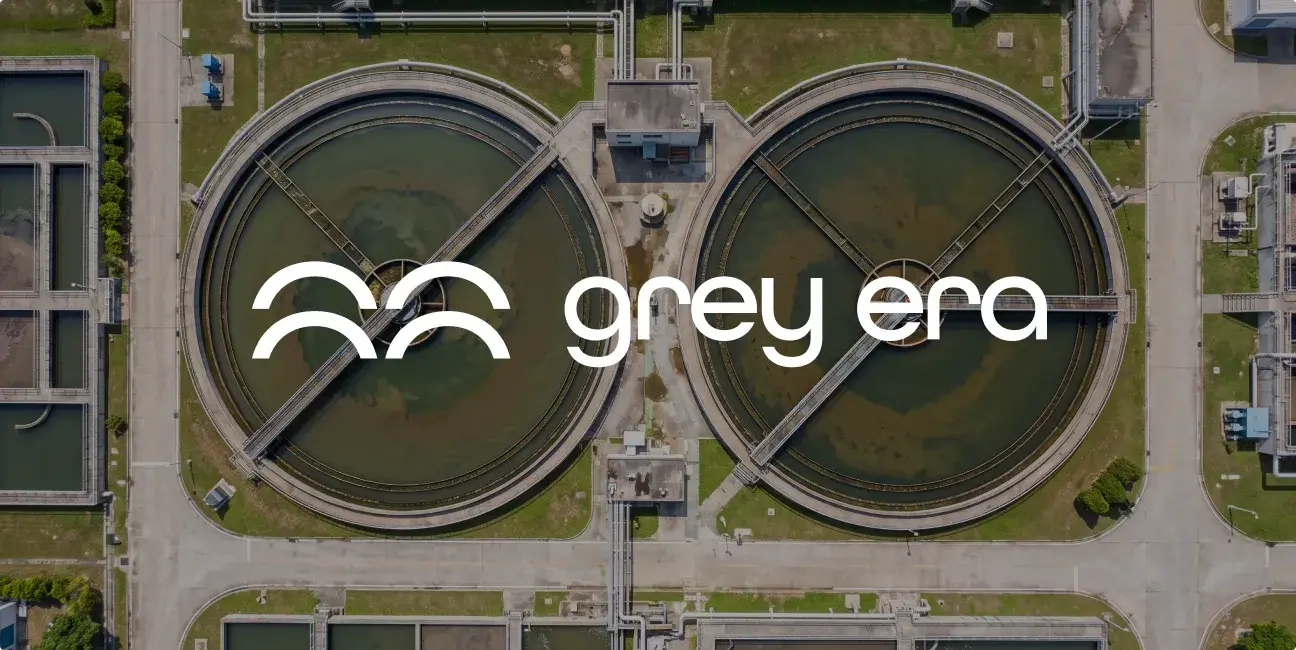 Grey Era Industrial Recycling Facility Aerial View