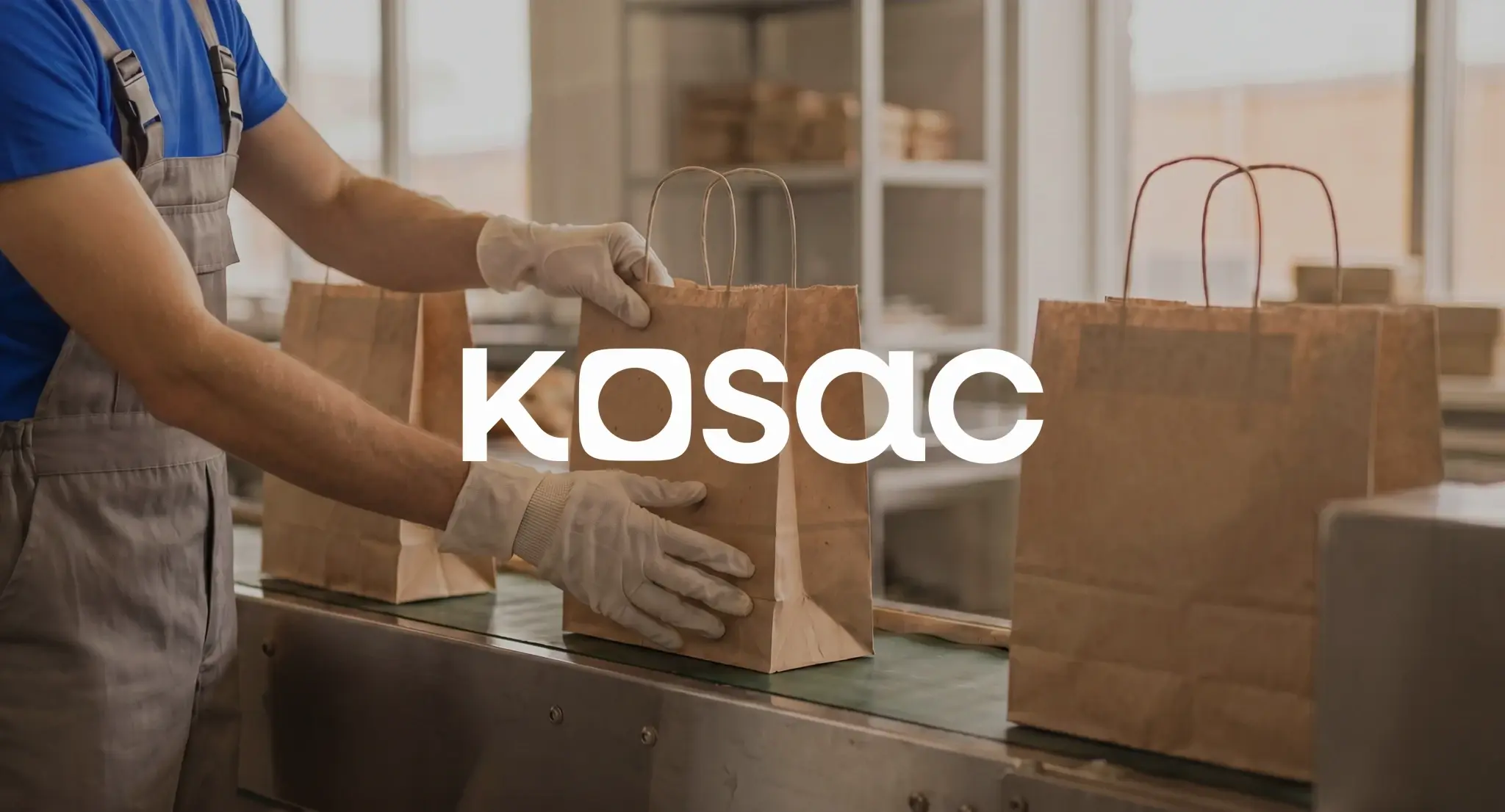 Kosac Paper Bag Production and Assembly Conveyer